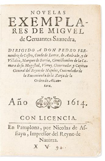 Cervantes, Miguel de (1547-1616) Novelas Exemplares.